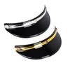 PC Material Motorcycle Visor Peak Helmet Sun Shade Protector Three Button Visor for Chopper Helmet