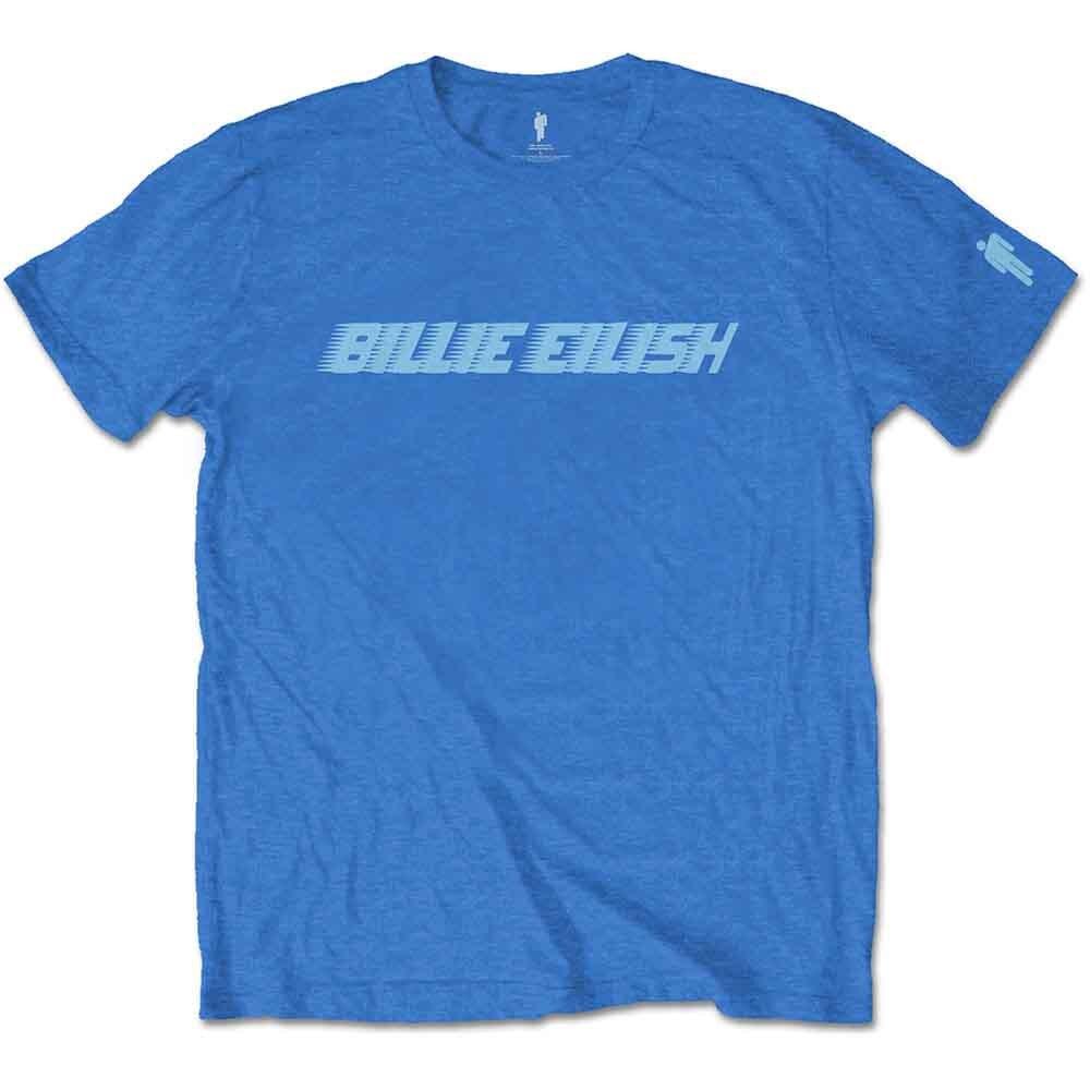 Billie Eilish Billiets02mbl02 TShirt Blue Medium