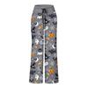 Women's Comfy Pajama Pants Pocket Halloween Print Drawstring Wide Leg Pants