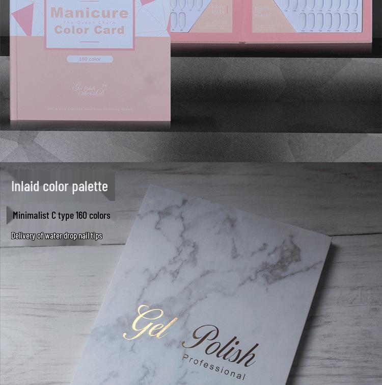 Доска для демонстрации лаков для ногтей: Альбом-палитра акриловых гелей