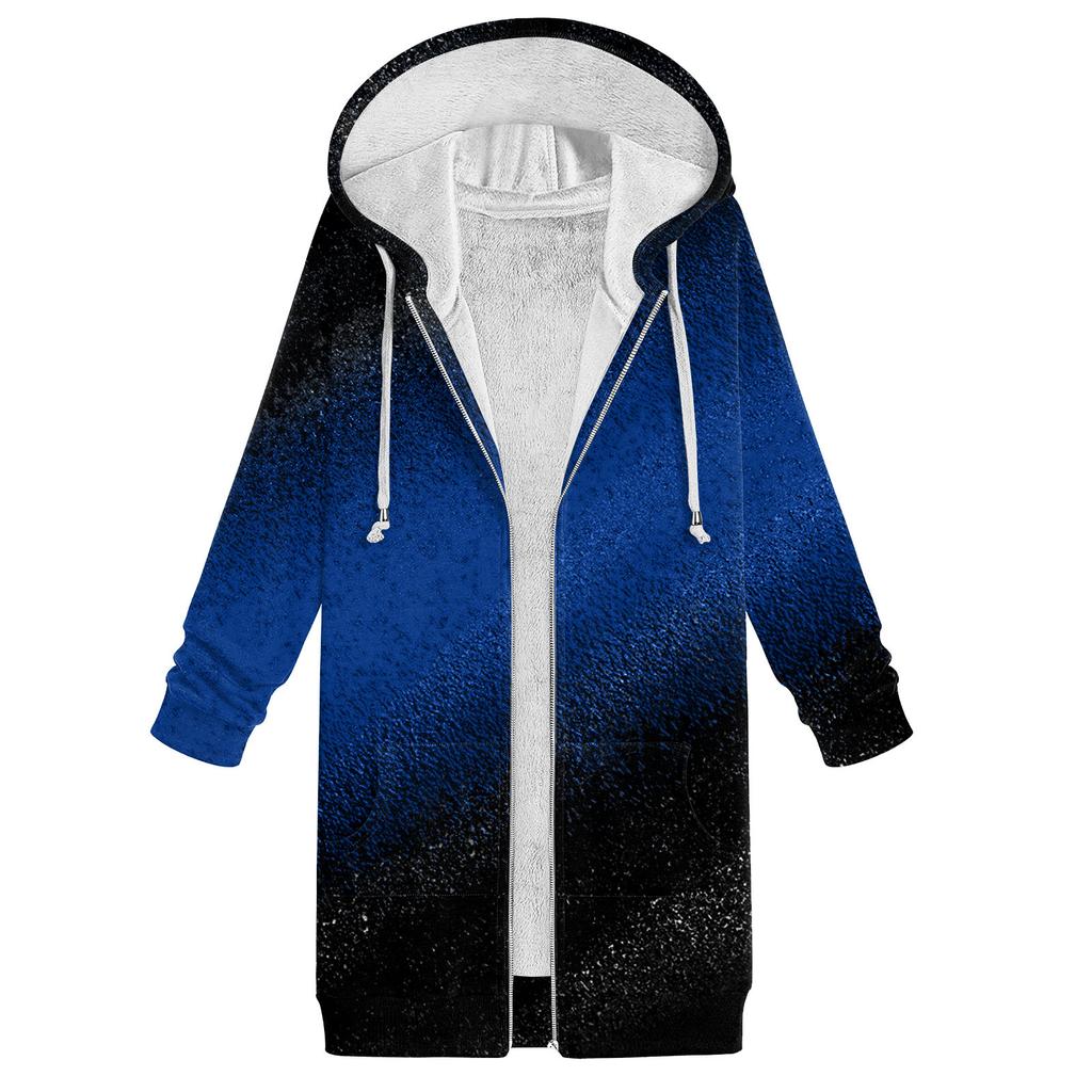 Женская осенне-зимняя модная толстовка с капюшоном на молнии с длинным рукавом, пуловер, спортивные рубашки для тренировок, повседневные топы с принтом и карманами