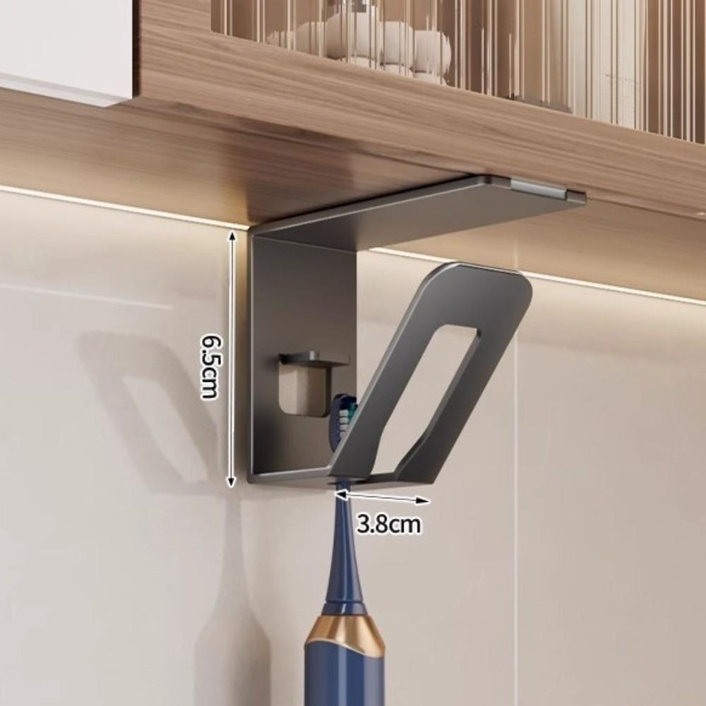 Alloy Drain Mouthwash Cup Rack Non-Perforated Washstand Rack  Bathroom Accessories