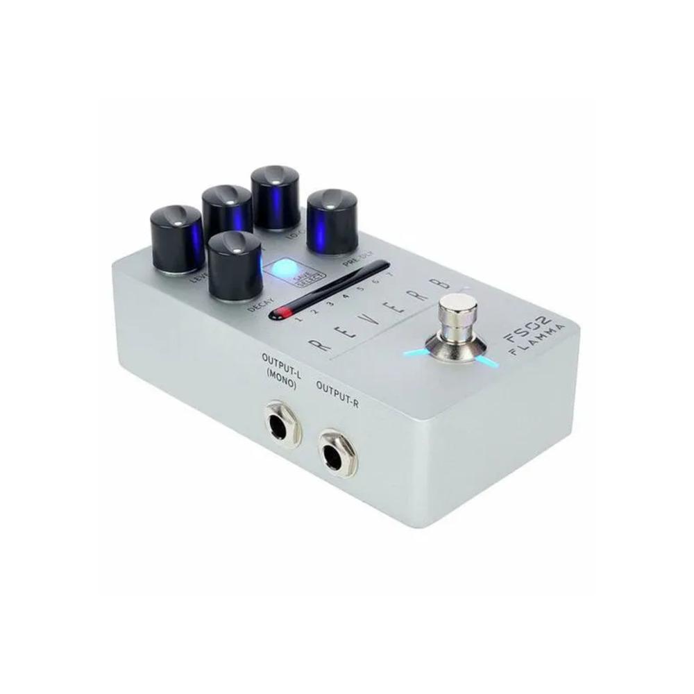 FLAMMA FS02 Стерео Цифровая Педаль Реверберации для Гитары - 7 Сохраняемых Пресетных Слотов