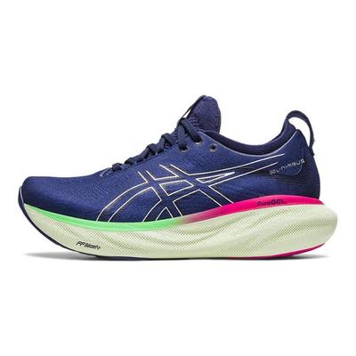 Женские кроссовки Gel Nimbus 25 Indigo Blue Fuchsia Pure Silver 1012B356-400