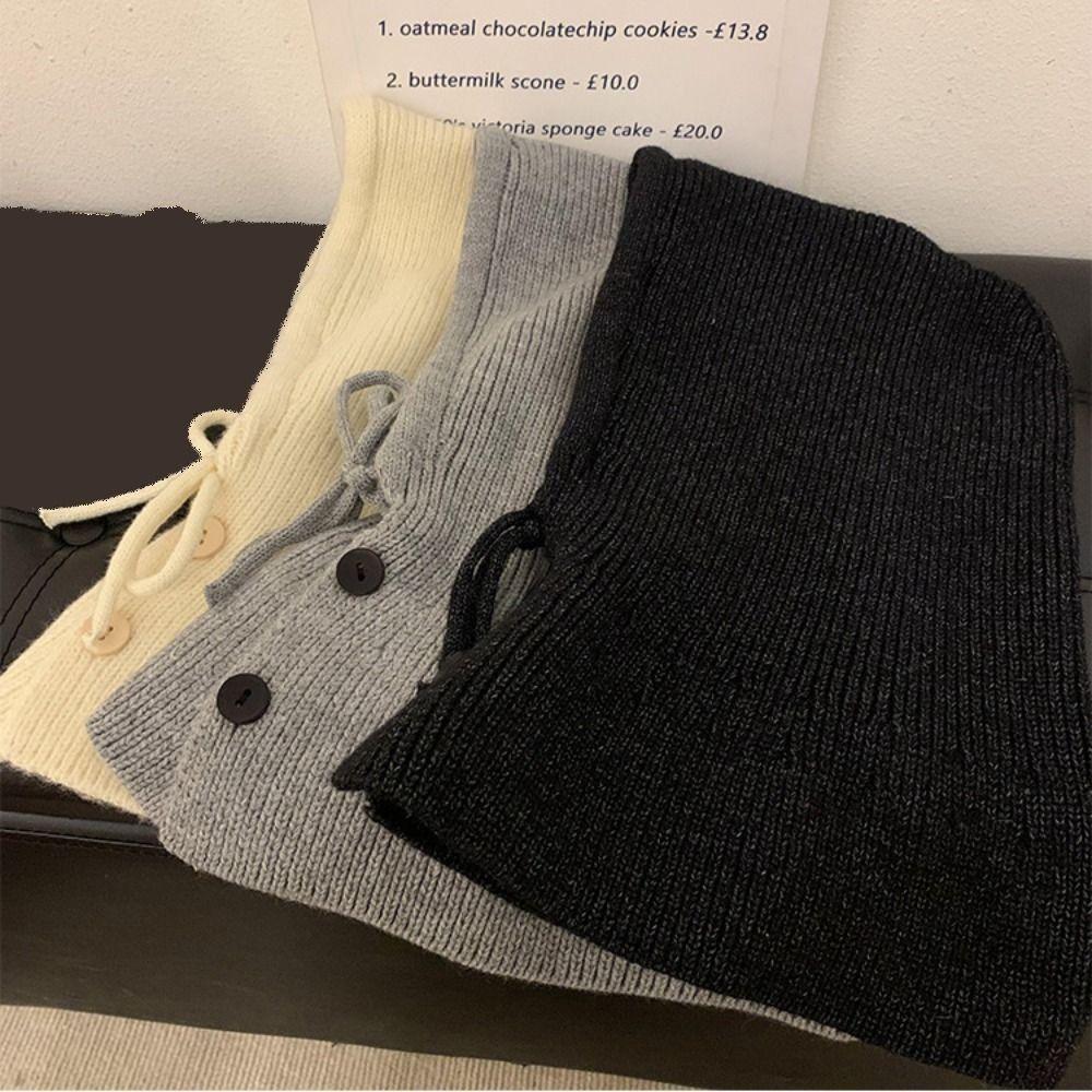 Защита ушей вязаные шапки с капюшоном ветрозащитная шапка на шнурке унисекс женские зимние шапки-балаклавы