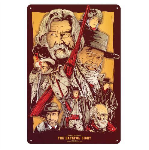 The Hateful Eight Quentin Tarantino Movie Metal Poster Tin Sign xcmAluminum