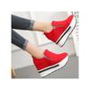 Новые весенне-осенние модные туфли на платформе с молнией, повседневные милые кроссовки, женская обувь на мелкой подошве, размер 35-40, туфли на платформе