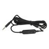 Headphone Cable 3.5mm Plug Replacement Headset Cord with In Line Mute Volume Control for HyperX