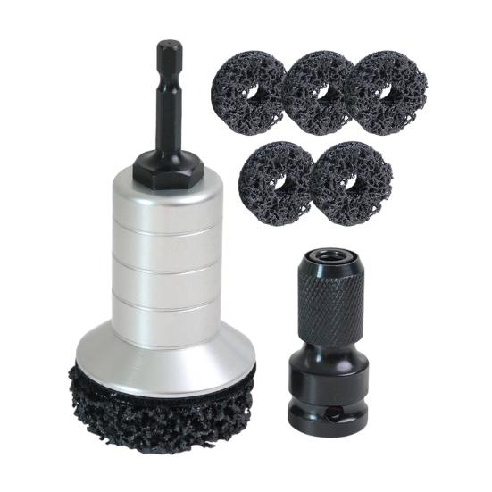 Wheel Hub Resurfacing Kit Precision Rust Removal Tool Wheel Stud Cleaner Easy Installation Automotive Maintenance Kit