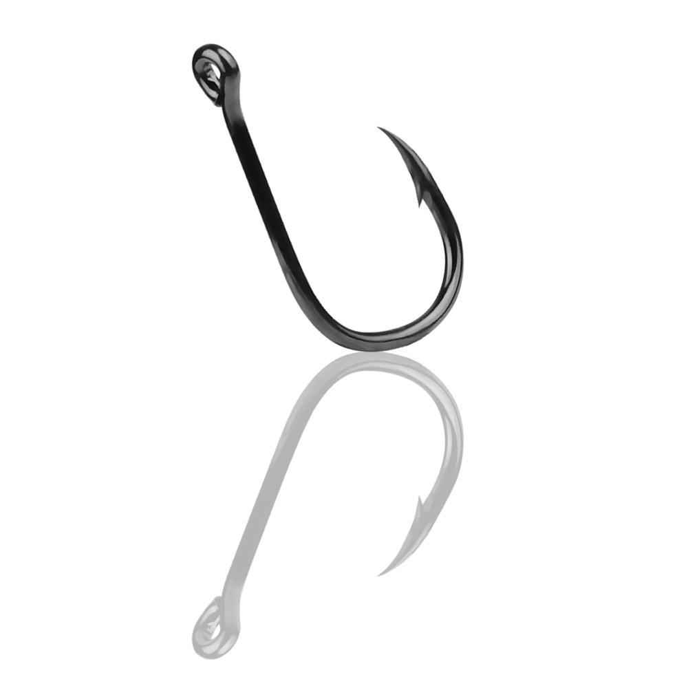 100PCS/SET Sharp Carbon Steel Barb Fishook Fishing Hooks Fish Bait Durable Head