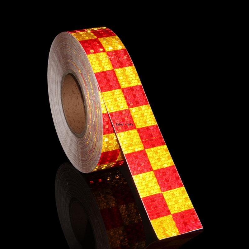 5 см x 25 м/рулон светоотражающая клейкая лента наклейки для автомобиля водонепроницаемая предупреждающая защитная отражающая пленка авто отражающая полоса для мотоцикла