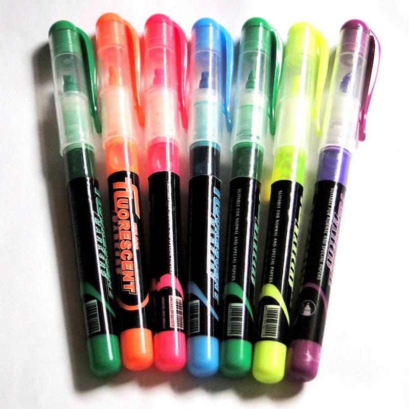 Набор из 6 фломастеров с жидким мелом, двусторонняя неоновая ручка для стеклянного окна