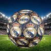 Футбольный мяч Real Madrid, размер 5, с принтом, из износостойкого ПУ, для матчей, тренировок и ежедневной практики, подарок на день рождения для любителей футбола