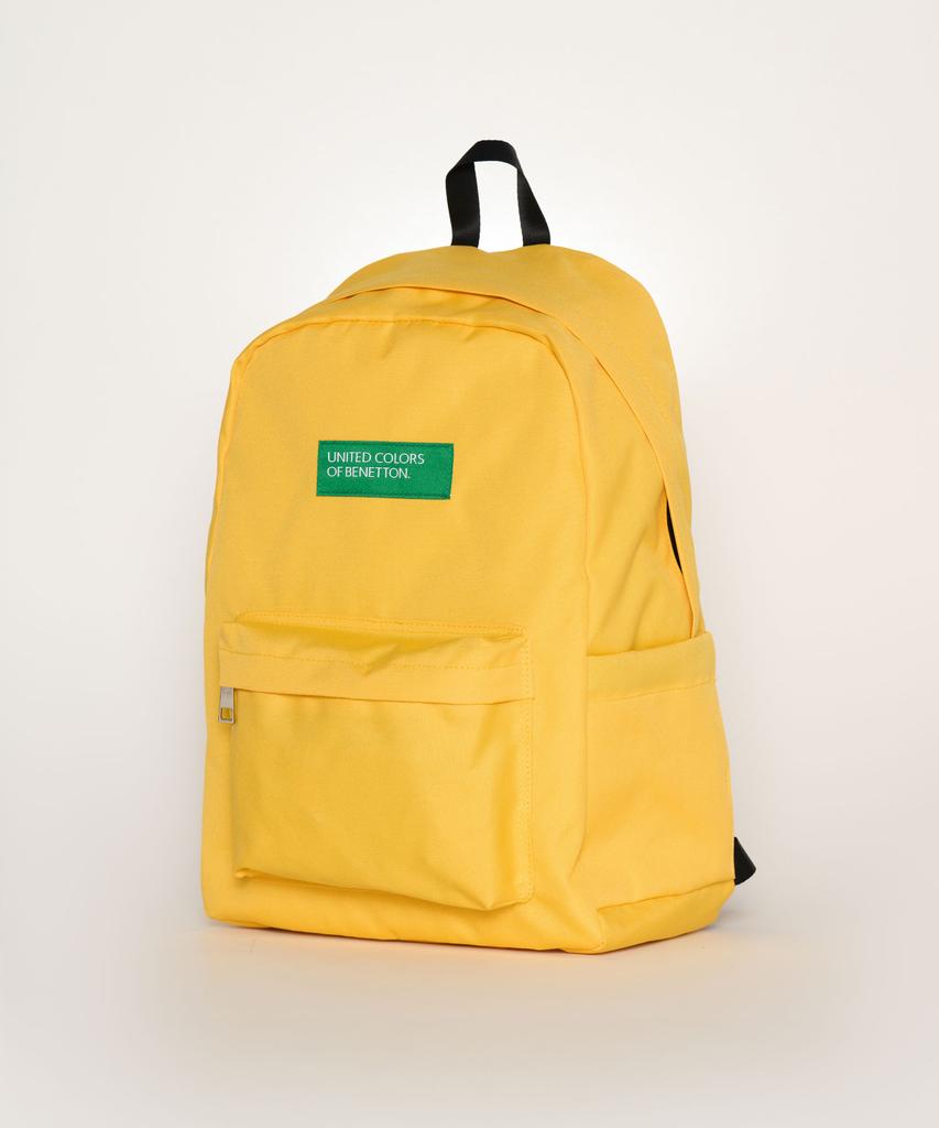 Benetton Яркий рюкзак для ноутбука - [Желтый]