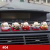 5 шт./компл. Kawaii Lucky Cat Car Украшение Милый Кот Удачи Фэн-шуй Богатство Деньги Домашний Декор Подвеска Милые Женщины Авто Принадлежности
