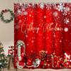Merry Christmas Tree Bathroom  Shower Curtain  Waterproof fabric bathroom Curtain With 12 Hooks Sunflower Home Deco Free Ship