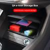 Центральный ящик для хранения управления, подходящий для Audi Q5/Q4 Etron, ящик для подлокотника двери, держатель для стакана с водой, коврик для хранения в автомобиле, товары для интерьера