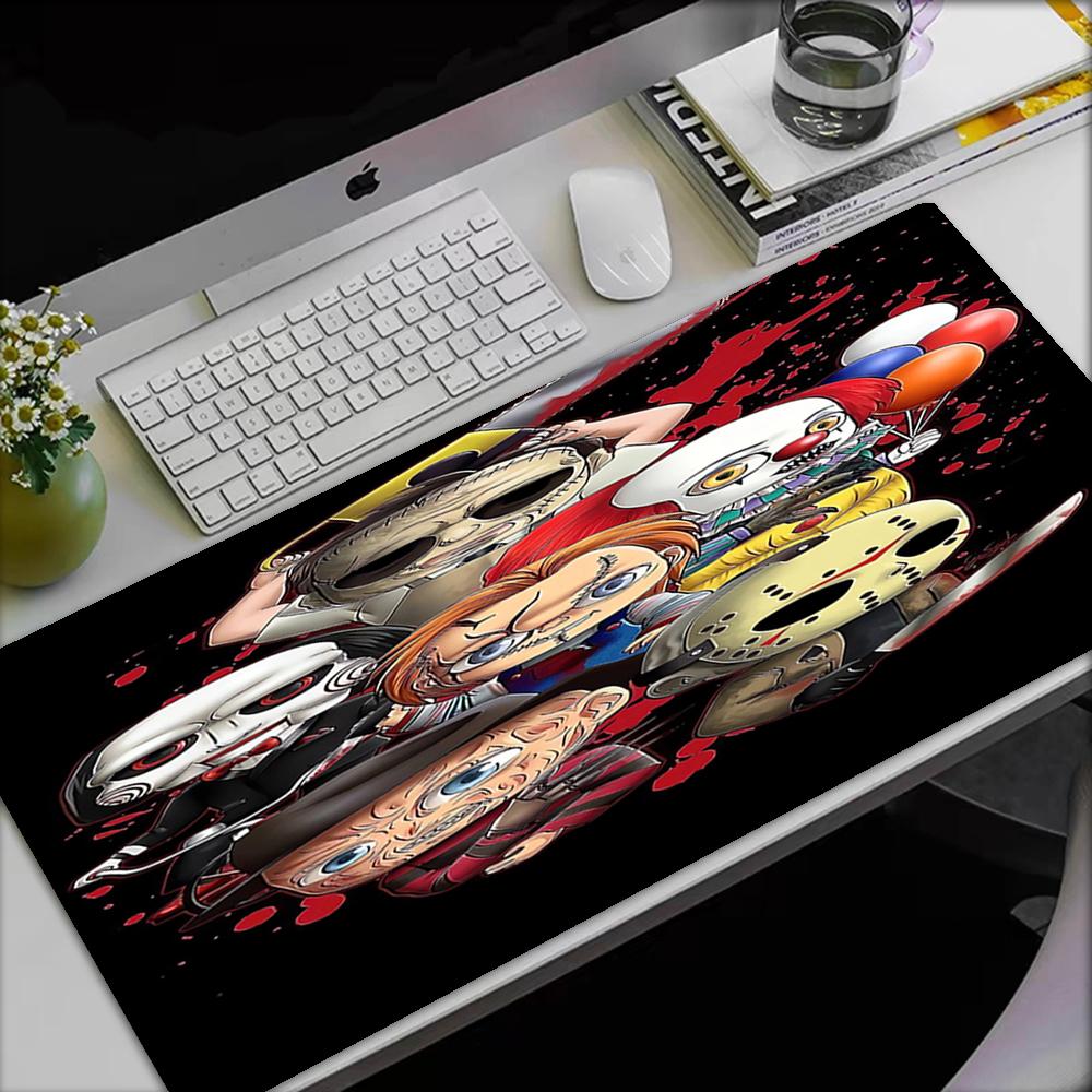 Halloween horror Theme Mouse Pad, Non Slip Rubber Base, Multifunctional Office & Home Decor, Perfect for Workspace Personalization.