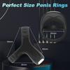 Вибратор Кок-ринг Кольцо для пениса Для мужчин Задержка эякуляции Секс-игрушки Мужчина Пара Кок-ринги Кольца для пениса Игрушки для взрослых Товары 18