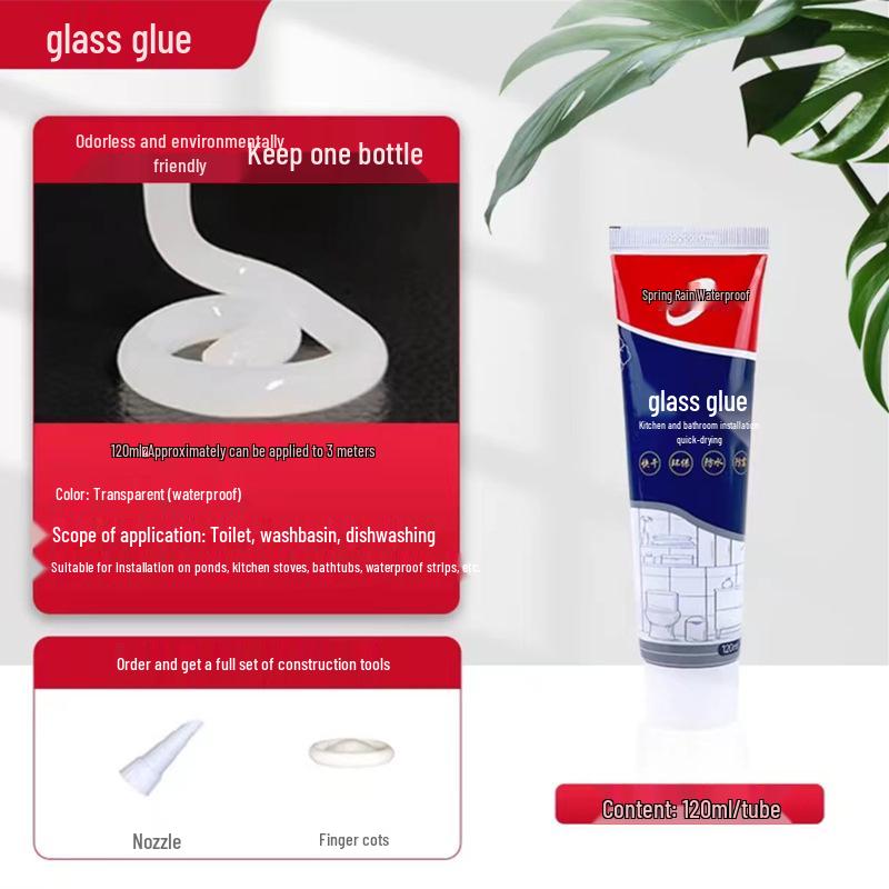 Waterproof Mildewproof Silicone Sealant for Kitchen & Bathroom Gaps