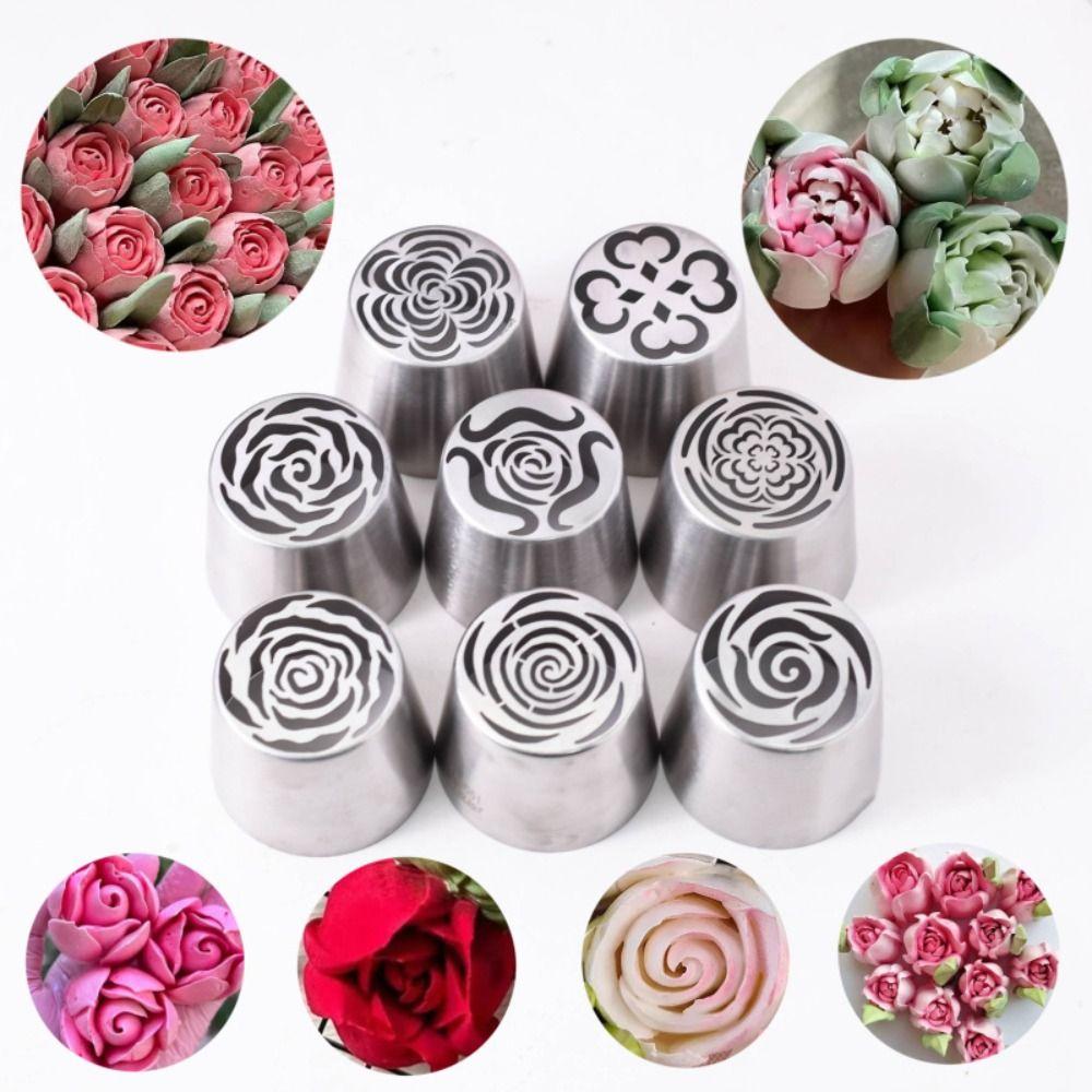 Creative Flower Squeeze Mouth Large Size Cream Piping Tips Pastry Piping Nozzle  Kitchen Gadgets