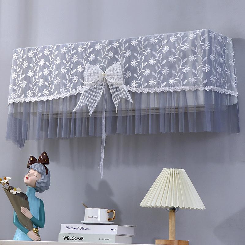 1 шт. Чехол для кондиционера Предотвращает прямое дутье Занавеска-ветрозащита с бантом Подвесной Воздухонепроницаемый