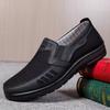 Cloth Shoes New Men's Shoes Spring and Autumn Single Shoes Casual Versatile Non-slip Soft Sole One Pedal Middle-aged and Elderly