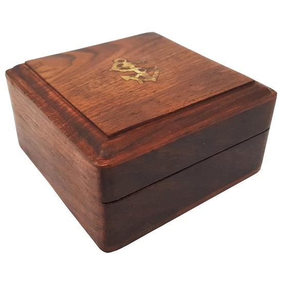 Brass Compass  Brass Sundial  Marine Boat Gift Pocket Sun Dial in Box Nautical Marine Gift Sun Clock Pirate Ship Replica Watch