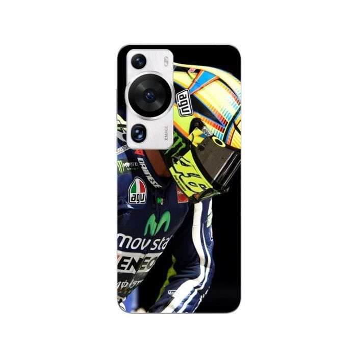 Coque de téléphone - Valentino Rossi - Huawei P60 Pro - Souple - Noir - MotoGP