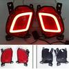 2PCS LED Rear Fog Light Tail Bumper Light Sets Fit For Toyota Highlander 2015-2019