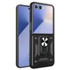 AMORUS For Samsung Galaxy Z Flip7 5G Case Kickstand PC+TPU Phone Cover