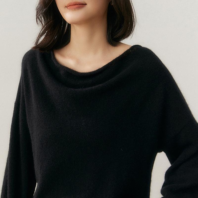 Женский свитер Qinghe 100% чистый кашемир - Ультрамягкий роскошный зимний пуловер