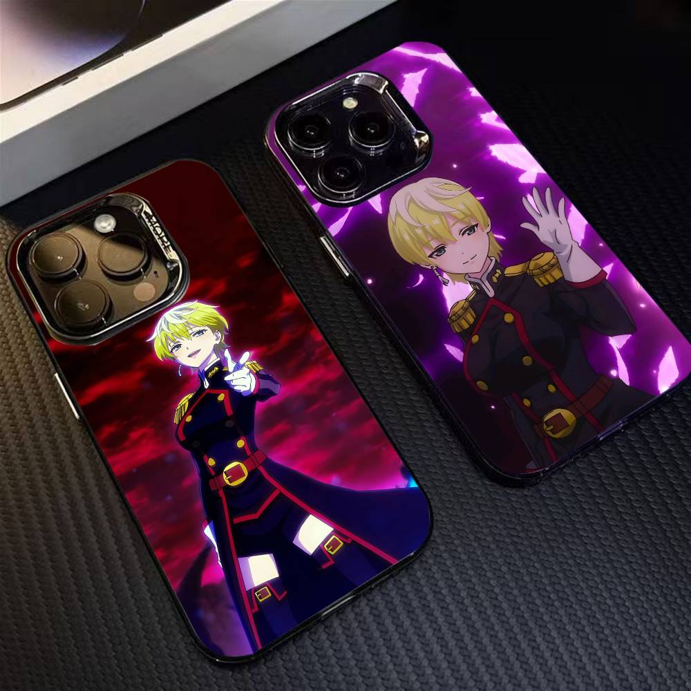 C-Chained Soldier Tenka Izumo Phone Case For iPhone 16 17 15 14 12 13 Pro Max Black Color Shockproof Cover