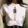 Friends Tv Chandler Bing Printed Tshirt Casual Round Neck Short Sleeved Fashionable Sleeved Trendy Womens Clothing Loose Short