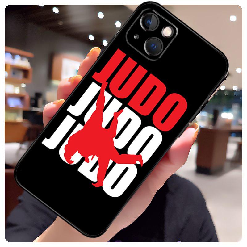 Чехол для iPhone 13 Pro Max 16 15 11 12 14 17 Pro Max mini 15 16 Plus 16e 17 Air с рисунком Дзюдо