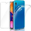 Case - Samsung - Galaxy A10 - Tempered Glass - Silicone - Shock and Drop Protection