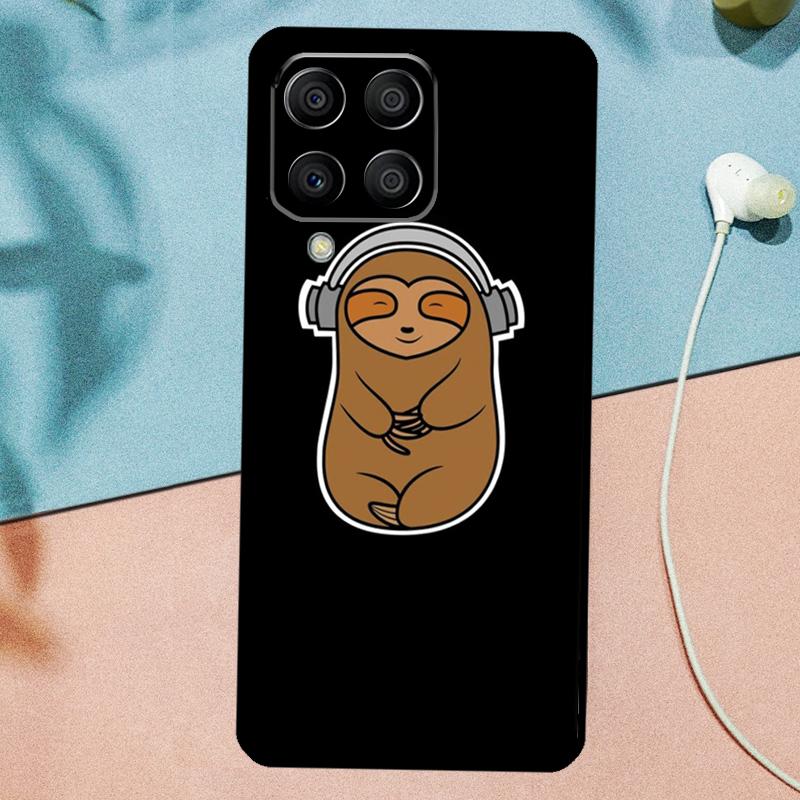 Кавайное Милое Лицо Ленивца Для Samsung Galaxy M53 M33 M11 M21 M31 M12 M13 M14 M15 M35 M34 M54 M32 M52 M06 M16 M55 Чехол