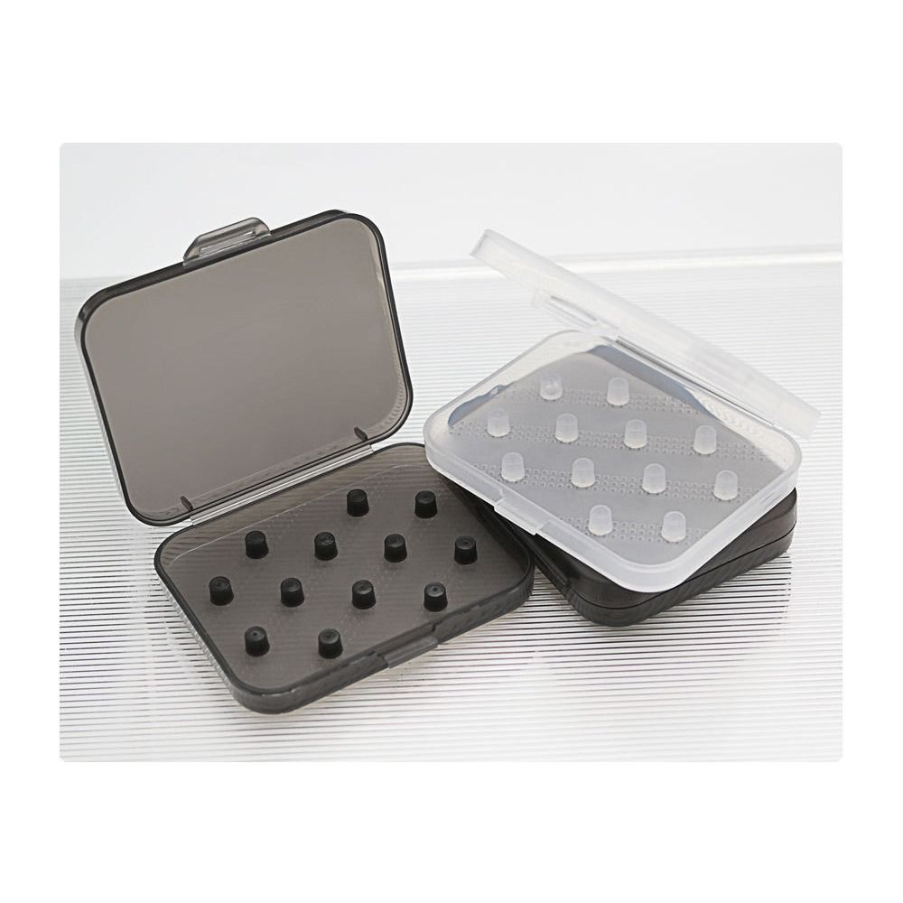 Shockproof Earphone Silicone Case Storage Box Thick Material Anti-lost Ear Tips Storage Box Dustproof Transparent