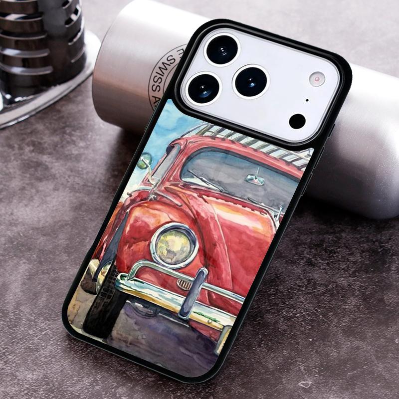 Чехол для телефона 'Классические автомобили' Для iPhone 17 16 15 14 13 12 11 Pro Max Plus 17Air Мягкий силиконовый чехол