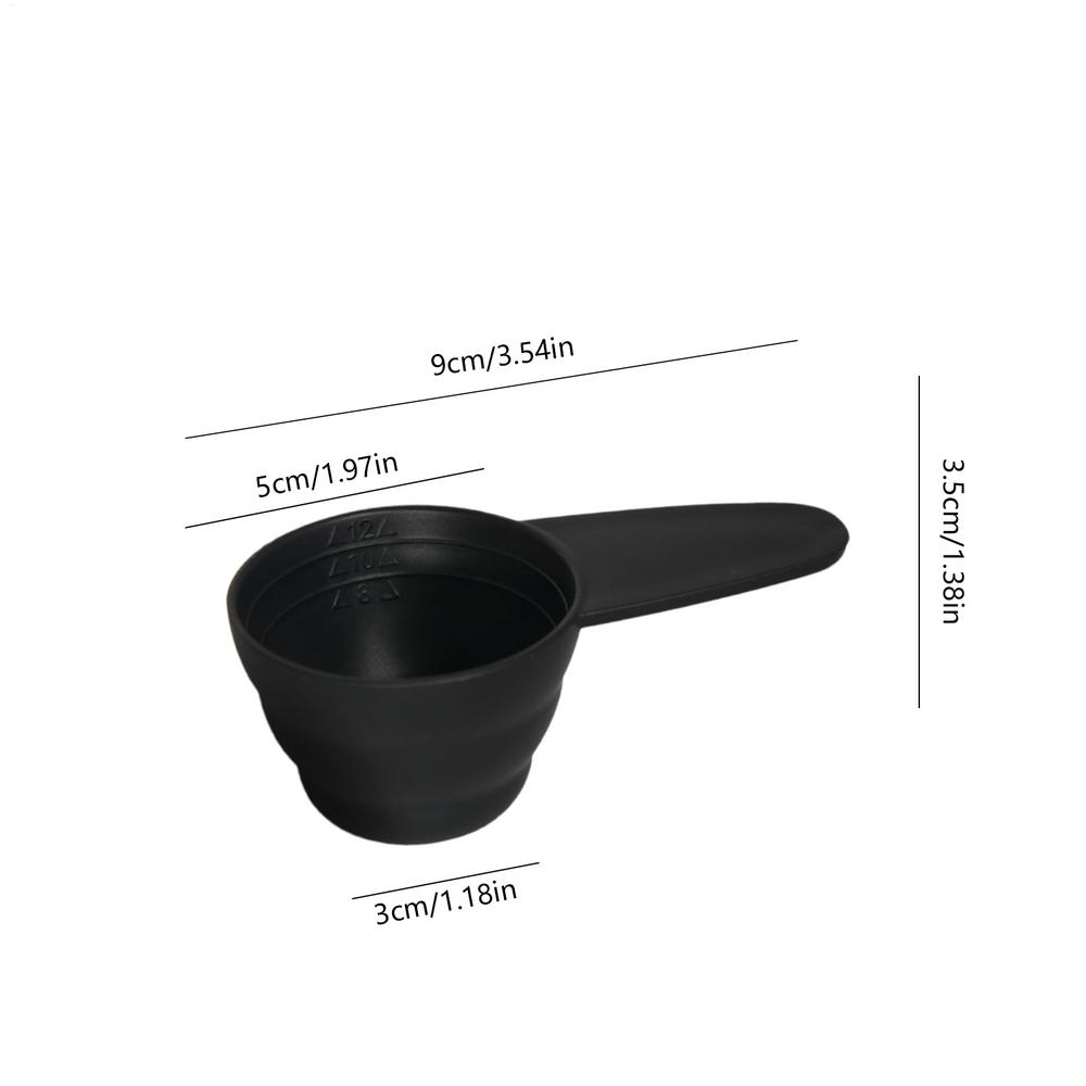 Coffee Measuring Spoon Plastic Measuring Spoons Short Handle Tablespoon Tea Sugar Cereal Milk Flour Grains Condiment Spoon