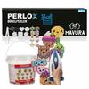 PERLOX Iron-on Beads XXL Set Templates 10 Colors Pegboards Beads