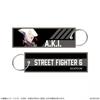 Street Fighter 6 Flight Tag Keychain A.k.i.
