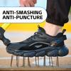 Рабочая защитная обувь для мужчин Легкие защитные рабочие кроссовки Легкая мужская обувь Дышащая обувь Рабочая обувь с защитой от проколов
