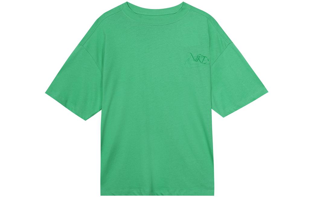 Nike Drop Shoulder Sleeve T Shirt Women's Green FB8218-363
