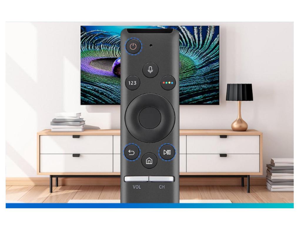 Samsung BN59-01266A Bluetooth Voice TV Remote Control, Compatible with SAMSUNG Voice Remote.