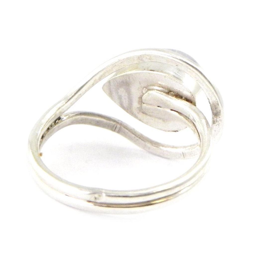 Серебряное кольцо "Небеса" Лунный камень