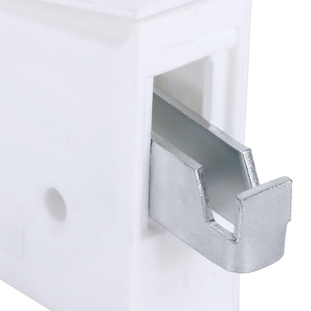 4pcs White Cabinet Hanger Bracket Adjustable Wall Hanging Bracket Wall Mounted Cabinet