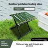 Outdoor Folding Stool Campstool Outdoor Portable Folding Campstool Fishing Stool Small Bench for Outdoor Use or On The Train