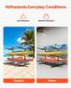 Kayak Storage Rack for 6 Kayaks, Holds 180 kg, Heavy Duty Freestanding Stand for Indoor Outdoor Garage Shed Dock, Storage Rack Stand Holder for Canoe,