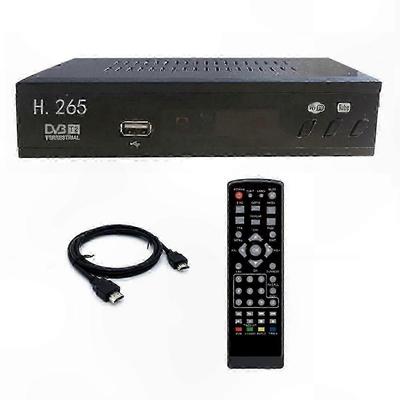 HD Цифровой ТВ-тюнер USB Приставка DVB-T2 HEVC 1080p Декодер Наземный Ресивер Адаптер